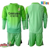 Camiseta Real Madrid Portero Visitante Equipación para niños 2025-26 manga larga (+ pantalones cortos)